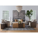 Fluted Pine Accent Table | Living Essentials Roma
