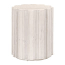 Fluted Pine Accent Table | Living Essentials Roma