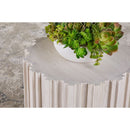 Fluted Pine Accent Table | Living Essentials Roma
