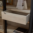 Black Birch Arched Display Cabinet | Living Essentials Toulouse