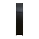 Black Birch Arched Display Cabinet | Living Essentials Toulouse