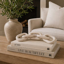 Wooden Link Table Decor | Living Essentials Cinq