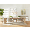 Natural Acacia Extendable Dining Table | Living Essentials Tropea