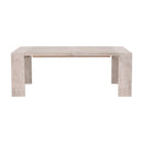 Natural Acacia Extendable Dining Table | Living Essentials Tropea