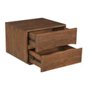 Solid Acacia 2-Drawer Nightstand | Novi Living Watson