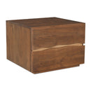 Solid Acacia 2-Drawer Nightstand | Novi Living Watson