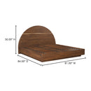 Hospitality furniture - Arched Acacia Wood Bed - www.oroatrade.com