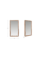 Hospitality furniture - Brown Acacia Wood Mirror - www.oroatrade.com
