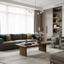 Brown Acacia Wood Coffee Table | Novi Living Lila