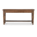 2-Drawer Acacia Console Table | Novi Living Russet
