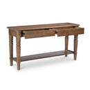 2-Drawer Acacia Console Table | Novi Living Russet