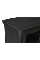Hospitality furniture - Black 4-Sliding Door Sideboard - www.oroatrade.com