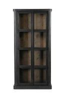 Hospitality furniture - Black Sliding-Door Tall Cabinet - www.oroatrade.com
