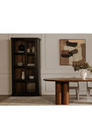 Hospitality furniture - Black Sliding-Door Tall Cabinet - www.oroatrade.com