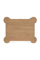 Contract furniture - Oak Turned-Leg 2-Drawer Nightstand - www.oroatrade.com