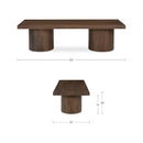 Neem Wood Coffee Table | Novi Living Hadley