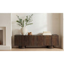 Neem Wood 6-Door Media Unit | Novi Living Hadley