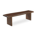 Brown Acacia Wood Dining Bench | Novi Living Lila