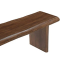 Brown Acacia Wood Dining Bench | Novi Living Lila