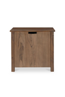 Wooden 2-Door Charging Nightstand | Novi Living Gene | Oroa.com