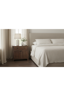 Wooden 2-Door Charging Nightstand | Novi Living Gene | Oroatrade.com