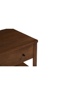 2-Drawer Wooden Charging Nightstand | Novi Living Lottie | Oroa.com