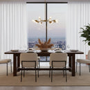 Hospitality furniture - Brown Acacia Wood Dining Table S - www.oroatrade.com