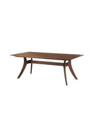 Contract furniture - Walnut Rectangular Dining Table - www.oroatrade.com