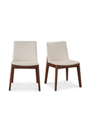 Modern European furniture - American Walnut Framed Dining Chairs (2) - www.oroa.com
