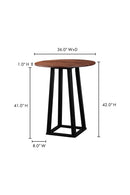 Solid Walnut Bar Table | Novi Living Tri-Mesa | Oroa.com