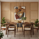 Contract furniture - Wooden Minimalist Dining Table - www.oroatrade.com
