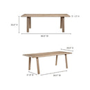 Contract furniture - Wooden Minimalist Dining Table - www.oroatrade.com
