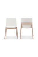 Contract furniture - Oak Framed Padded Dining Chairs (2) - www.oroatrade.com