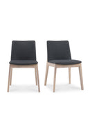 Contract furniture - Oak Framed Padded Dining Chairs (2) - www.oroatrade.com