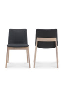 Contract furniture - Oak Framed Padded Dining Chairs (2) - www.oroatrade.com