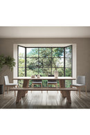 Contract furniture - Oak Framed Padded Dining Chairs (2) - www.oroatrade.com
