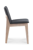 Contract furniture - Oak Framed Padded Dining Chairs (2) - www.oroatrade.com