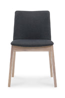 Contract furniture - Oak Framed Padded Dining Chairs (2) - www.oroatrade.com