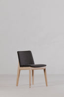 Contract furniture - Oak Framed Padded Dining Chairs (2) - www.oroatrade.com