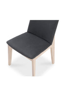 Contract furniture - Oak Framed Padded Dining Chairs (2) - www.oroatrade.com