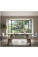Contract furniture - Oak Framed Padded Dining Chairs (2) - www.oroatrade.com