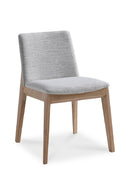 Contract furniture - Oak Framed Padded Dining Chairs (2) - www.oroatrade.com
