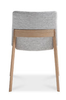 Contract furniture - Oak Framed Padded Dining Chairs (2) - www.oroatrade.com