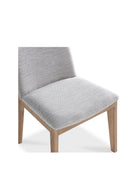 Contract furniture - Oak Framed Padded Dining Chairs (2) - www.oroatrade.com