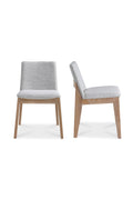 Contract furniture - Oak Framed Padded Dining Chairs (2) - www.oroatrade.com