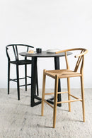 Contract furniture - Black Solid Ash Counter Table - www.oroatrade.com