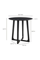 Contract furniture - Black Solid Ash Counter Table - www.oroatrade.com