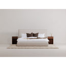 Solid Wood 1-Drawer Nightstand | Novi Living Osamu | Oroa.com