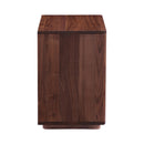 Solid Wood 1-Drawer Nightstand | Novi Living Osamu | Oroa.com