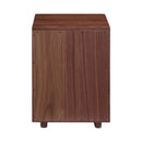 Solid Wood 1-Drawer Nightstand | Novi Living Osamu | Oroa.com